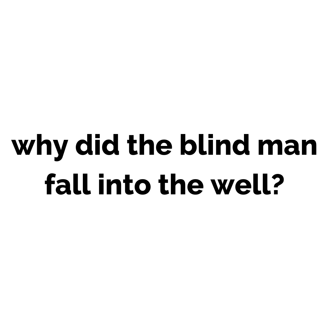 Blind Man