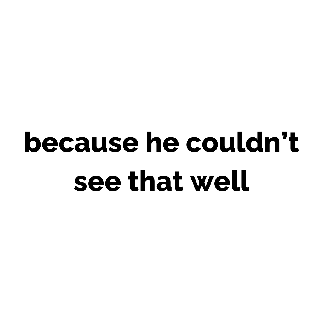 Blind Man